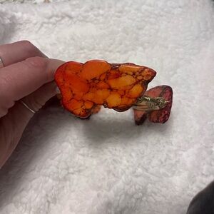 Bourbon and Bowties Orange Stone Bracelet
